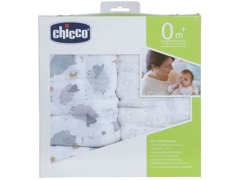 Chicco Juvenile SET MUSELINA 2buc Cloud&Confetti 901099121