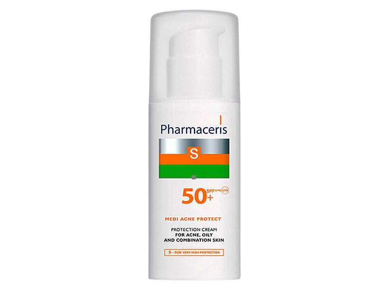 Pharmaceris S Sun Protect Crema pentru fata ten acneec SPF50
