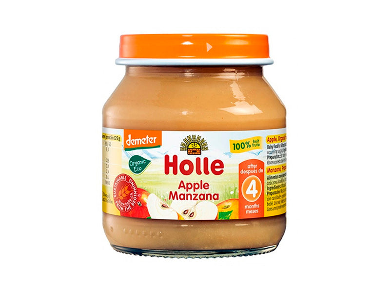 Пюре Holle яблочное (с 4 месяцев) 125г 