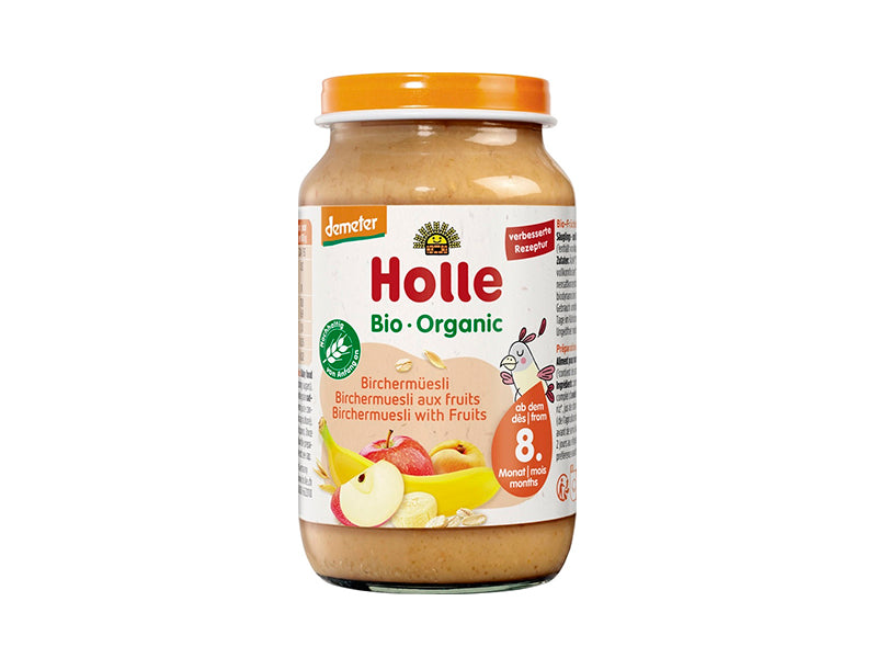 Пюре Holle Bio Organic с мюсли и фруктами (с 8 месяцев) 220г 