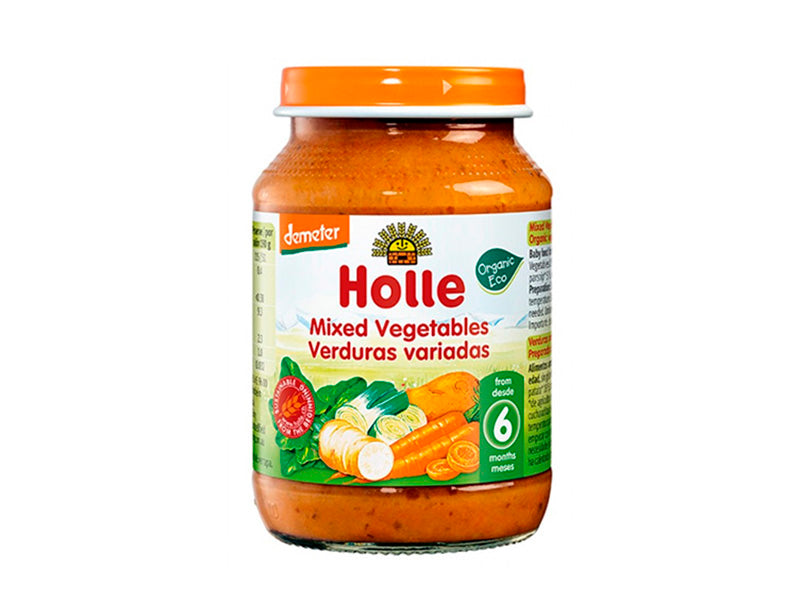 Пюре Holle с овощным миксом (с 6 месяцев) 190г 