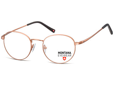 Rama optica Montana MM609F din metal, matt light brown + husa