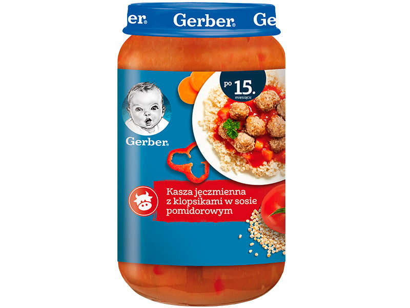 Gerber Junior Pireu Arpacas cu teftelute 250g