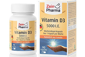 Vitamina D3 5000 UI caps.