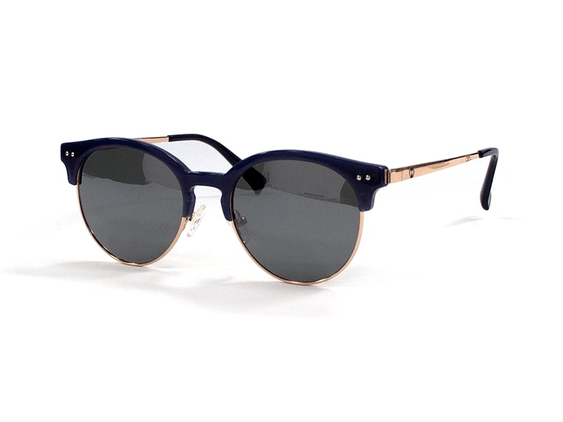 Ochelari de soare Eyecroxx EC1706 col.3 acetat-metal ,femei,blue-gold,51-19-145