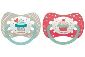 Canpol 23/282 suzeta silicon simet.0-6 luni Cupcake