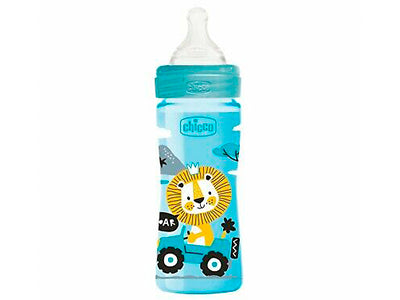 Chicco Biberon din plastic tetina din silicon 250 ml BOY (2021) 286232