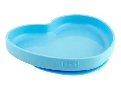 Chicco farfurie inimioara albastru 9M+ 102172