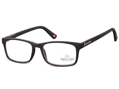 Ochelari de citit Montana HMR73 +2.00, 2025, black, din Acetat, unisex + husa