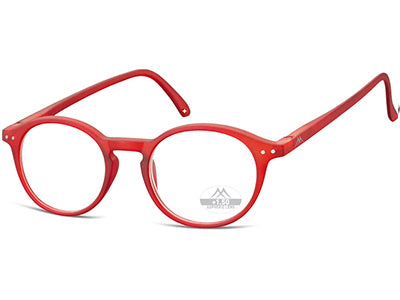 Ochelari de citit Montana HMR65C +3.50, Red, 49-20-14 din acetat, femei, rotund + husa