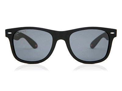 Ochelari de soare Montana MP1-XL 54-19-155, din acetat, unisex, dreptunghiular, Black + sacosa