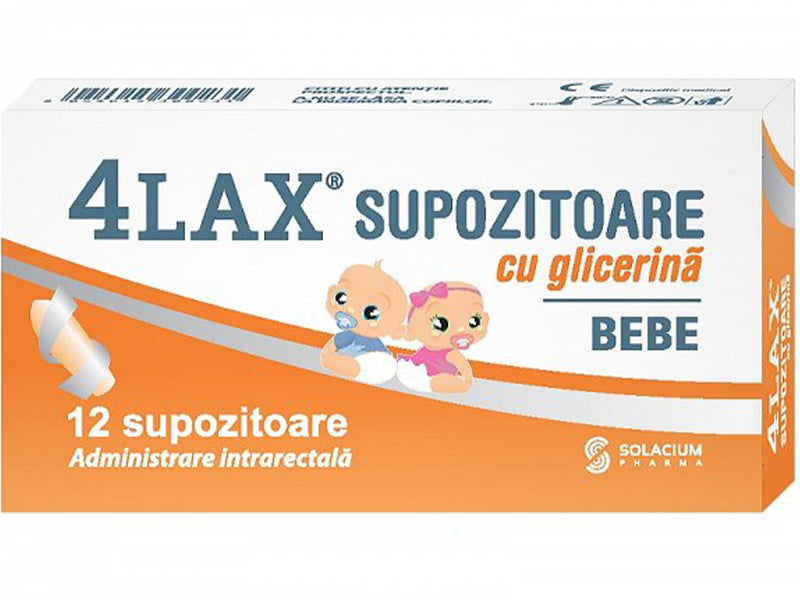 4Lax sup.rect. cu glicerina baby