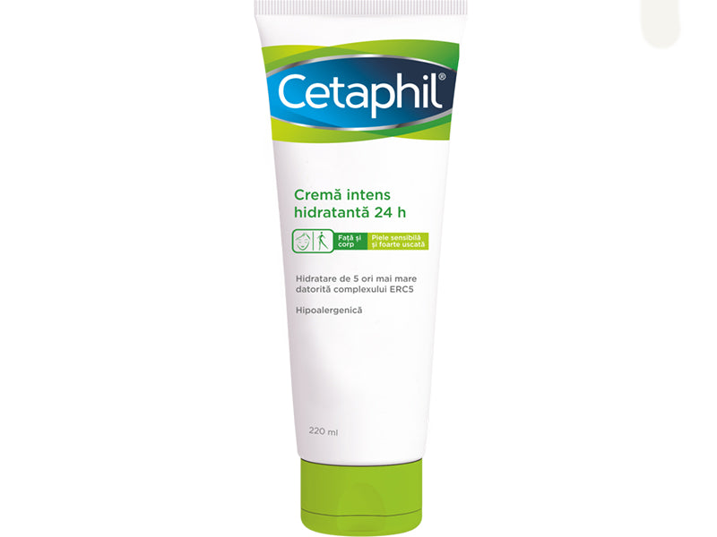 Cetaphil Crema Intens hidratanta 24h ten sensibil si foarte uscata 220ml