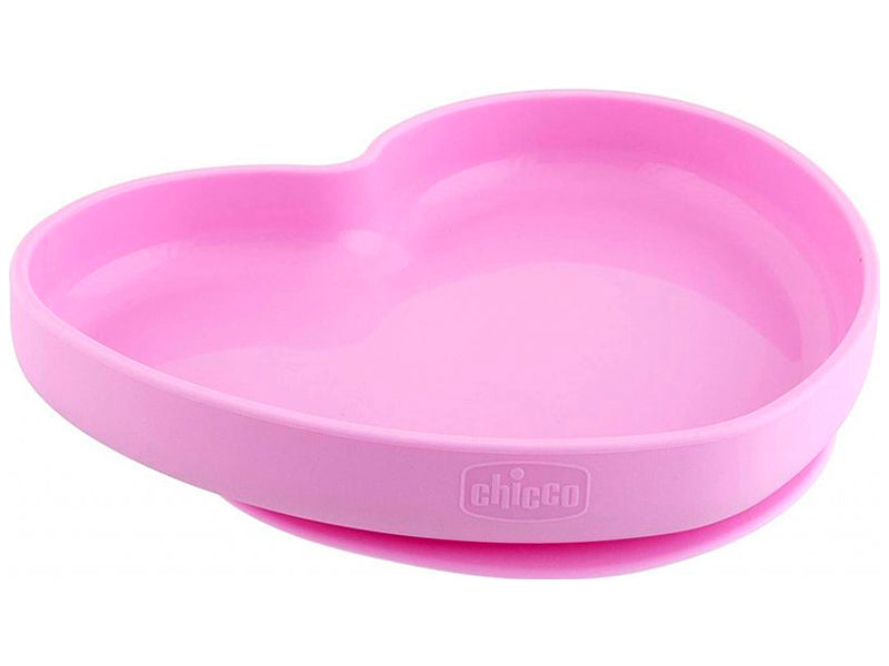 Chicco Farfurie/inimioara roz  9M+  217100