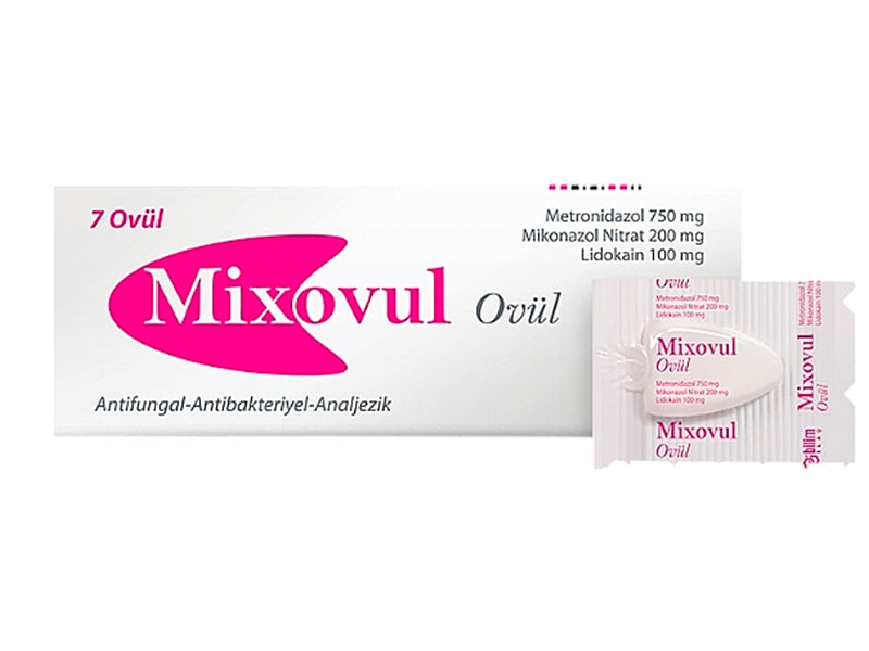 Mixovul 750mg/200mg/100mg ovule