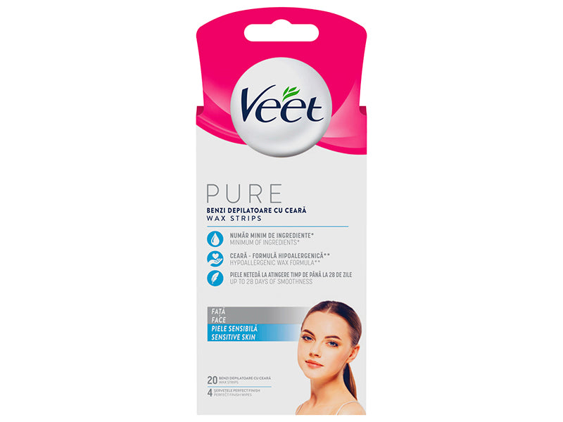 Veet Benzi ceara rece p/u fata piele sensibila Pure N20