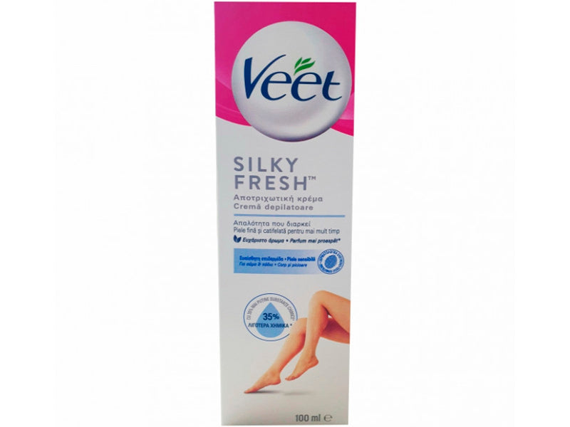 Veet Crema depilatoare pentru piele normala Silky Fresh 100ml