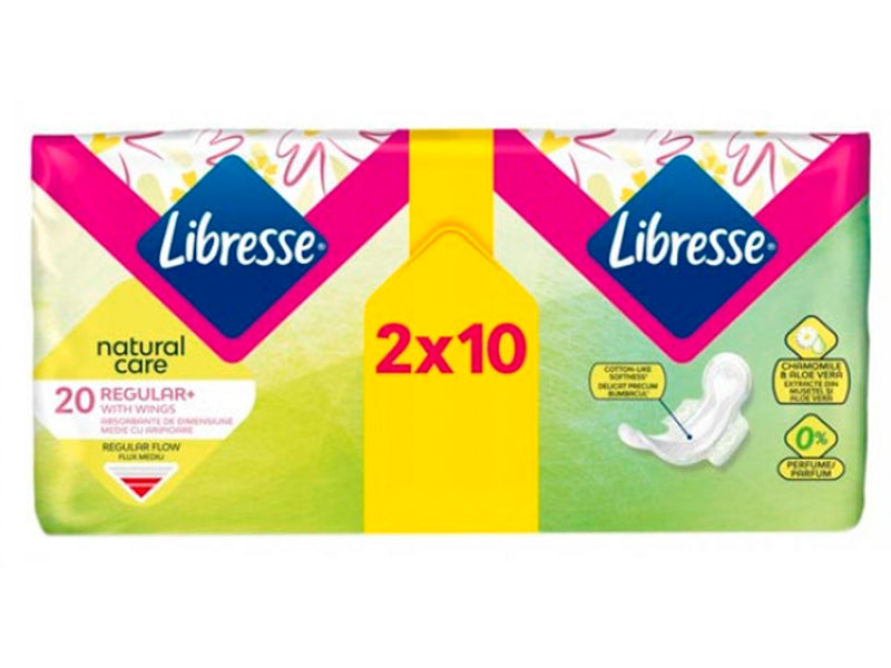 Libresse absorbante critice Natural Care Regular