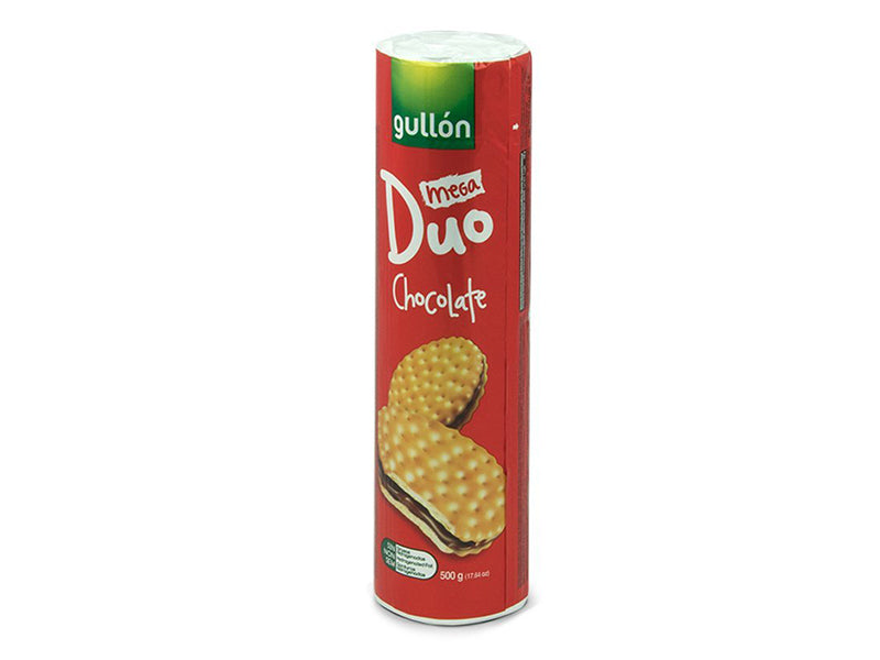 Gullon biscuiti Mega Duo Crema Sabor Chocolate 500g