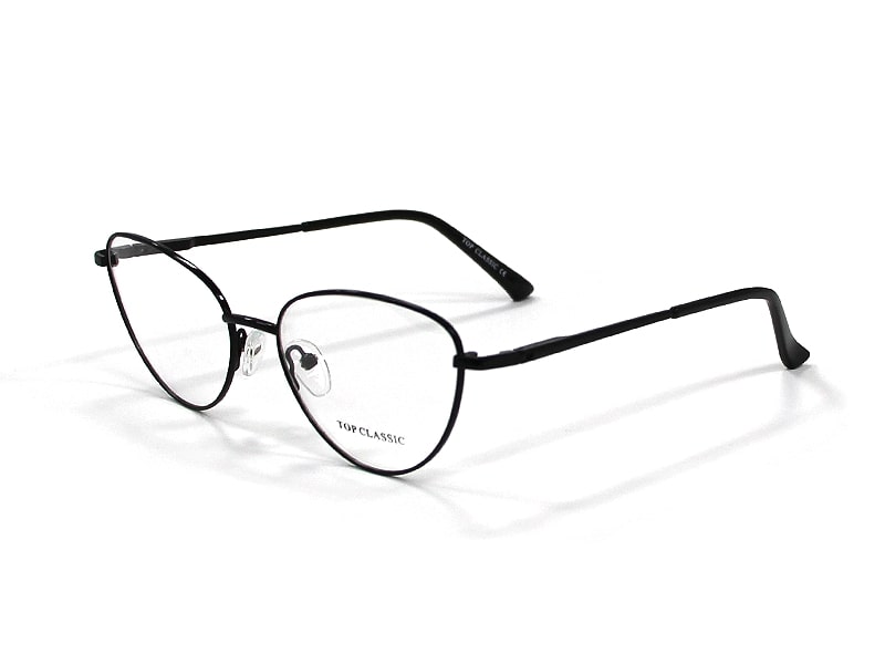 Rama Optica Top Classic TP8990 C1 Blk metal,femei,cat eye