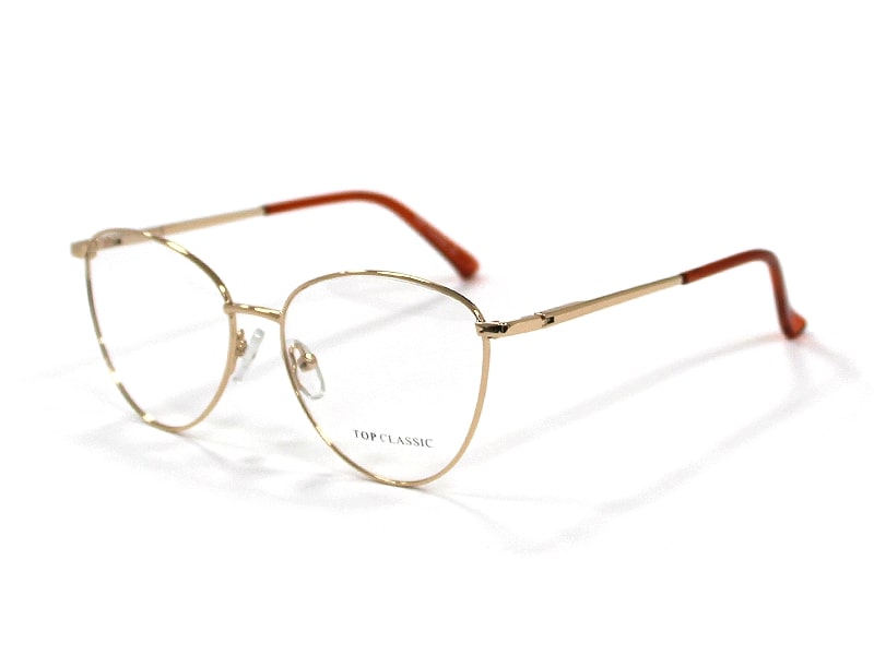 Rama Optica Top Classic TP8997 C4 Gld metal,femei,cat eye