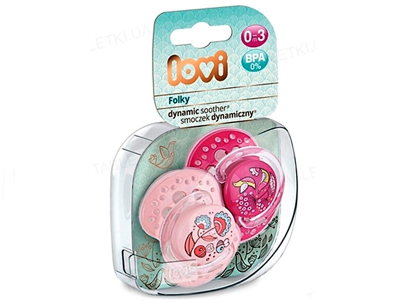Canpol Lovi 22/855 Suzeta Indian Summer girl 0-3 luni N2