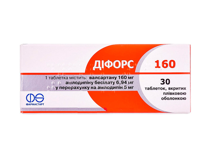 Difors 160mg+5mg comp.film