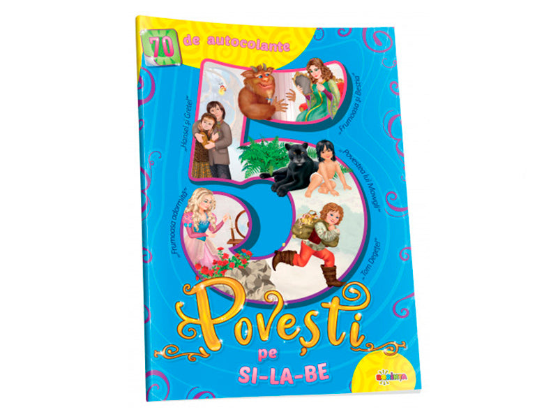 Carte Autocolante 5 povesti pe silabe