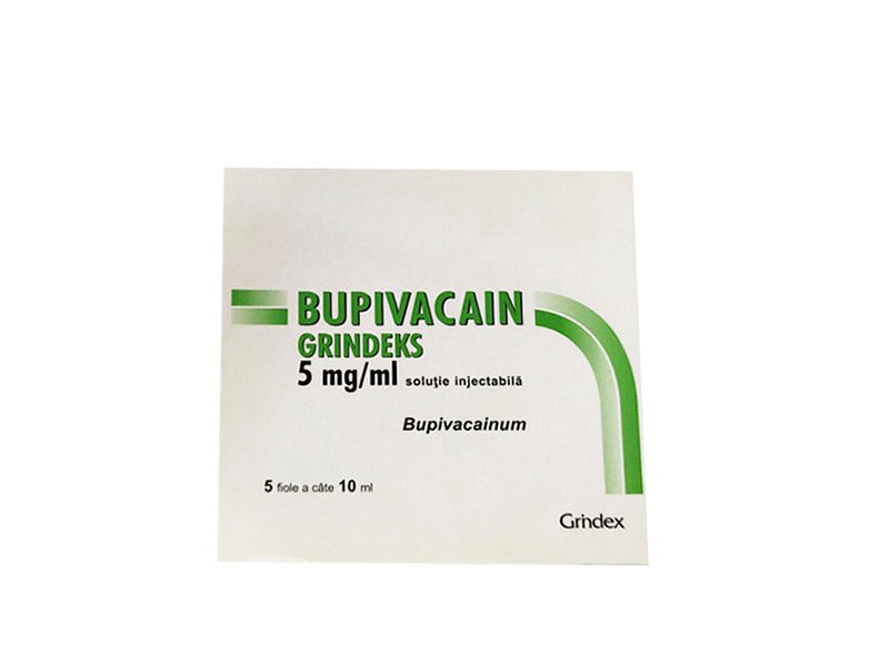 Bupivacain 5mg/ml sol.inj. 10ml