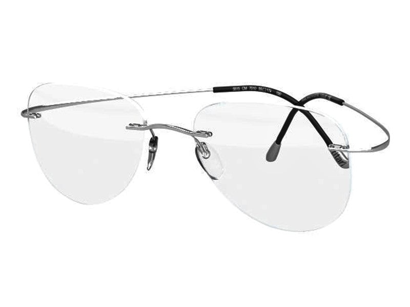 Rama optica Silhouette TMA Must 5515/CM-7010-55/17, 2024,High-Tech Titanium, unisex, Rimless
