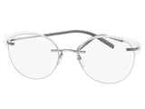 Rama optica Silhouette TMA Icon Accent Rings 5518/FV-7110-50/18, High-Tech Titanium, p/u femei, Halfrim