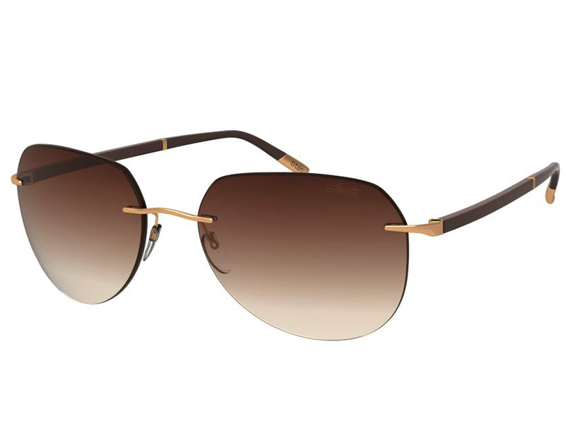 Ochelari de soare Silhouette Sun C-2 8709/75-7520-00/00, High-Tech Titanium, unisex