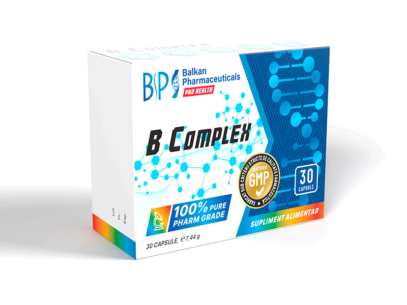 B complex caps. (8 vitamine grupei B)
