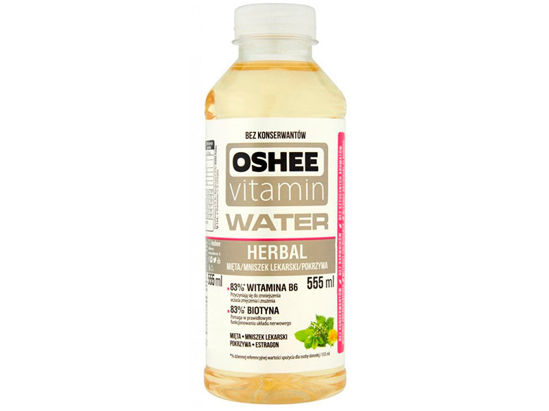 Oshee Apa vitaminizata detox cu ierburi 555ml