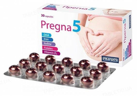 Pregna-5 caps.