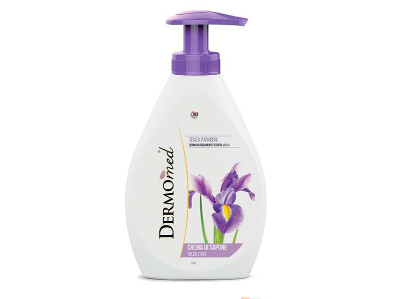 Dermomed Sapun-crema lichid Talc Iris cu dozator 600ml