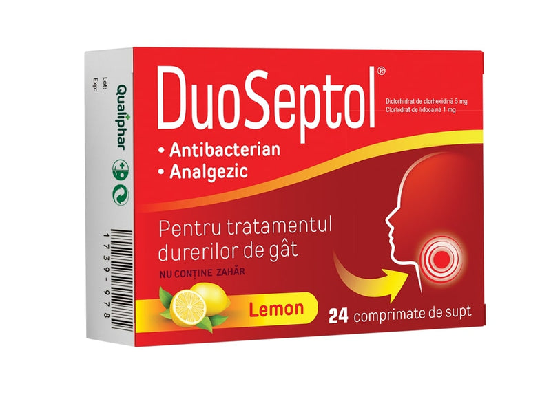 DuoSeptol Lemon 5mg/1mg comp. pt gat