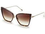 Ochelari de soare Dita SUNBIRD 21013-B-TRT-GLD-59, din Titan, p/u femei