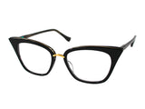 Rama optica Dita REBELLA DRX-3031-A-BLK-GLD-51, din Acetat, p/u femei