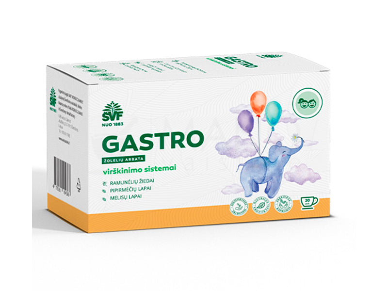 Ceai SVF gastrointestinal p/u copii Gastro for kids plic