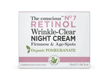 The conscious Crema de noapte cu Retinol si Rodie organica 50ml
