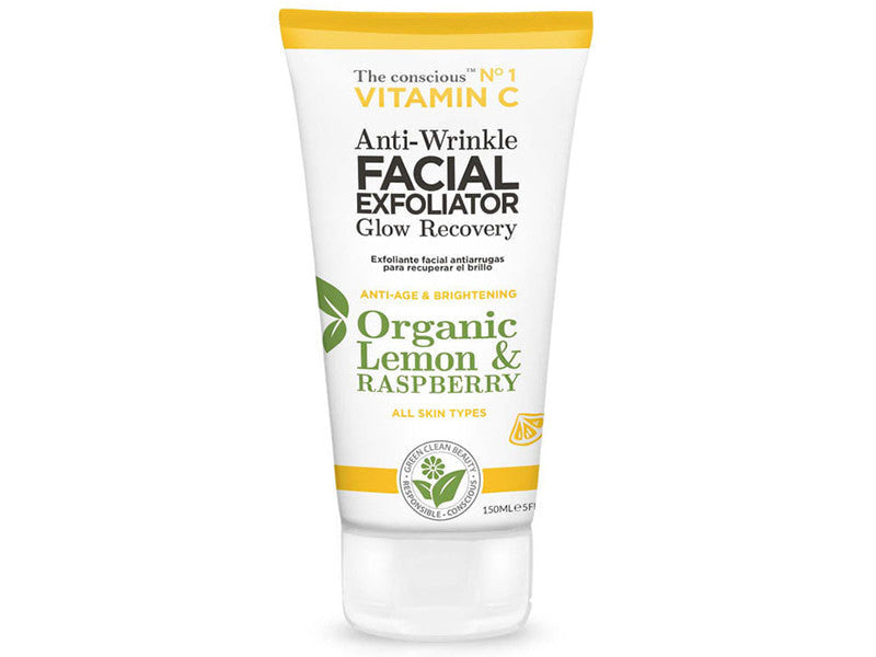 The conscious Exfoliant facial antirid cu Vitamina C Lamaie, zmeura 150ml