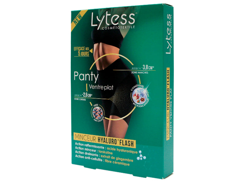 Lytess Pantaloni scurti din fibre sintetice Hyaluro L/XL Black