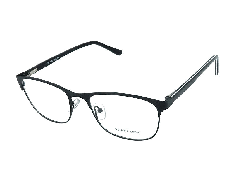 Rama optica Top Classic TP9025 C1, 52-18-140, black, 2025, din Metal, p/u femei