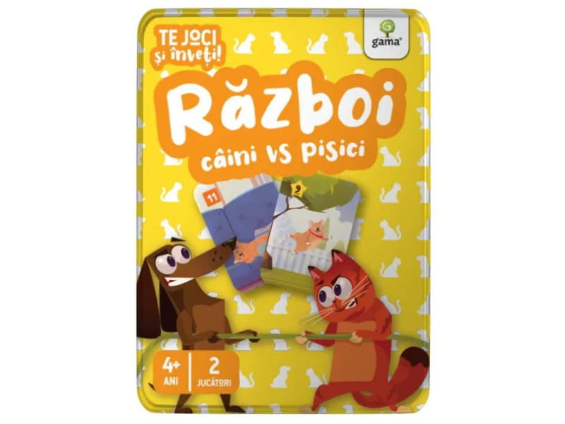 Carte Joc Razboi caini vs. pisici. Te joci si inveti