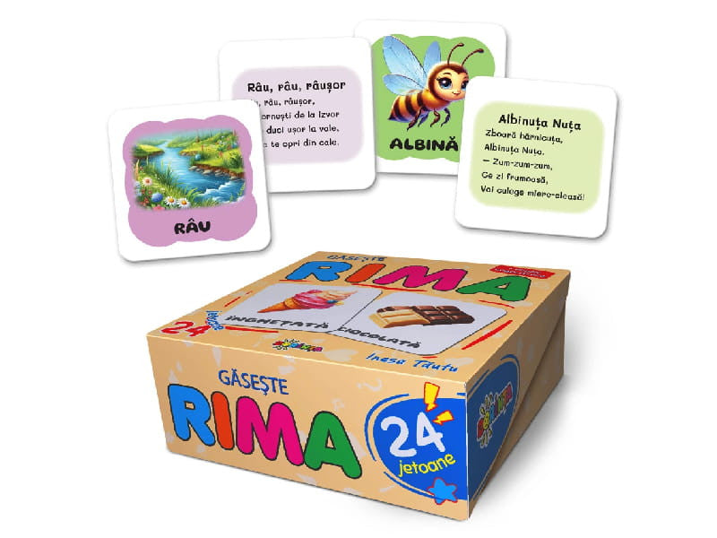 Gaseste rima 24 jetoane