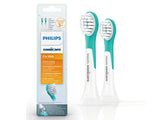 Philips Sonicare For Kids Spares Электрическая зубная щетка для детей от 3 лет, 2 шт. HX6032/33
