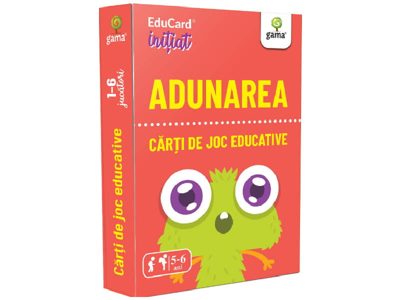 Carti de joc educative. Adunarea. EduCard Initiat