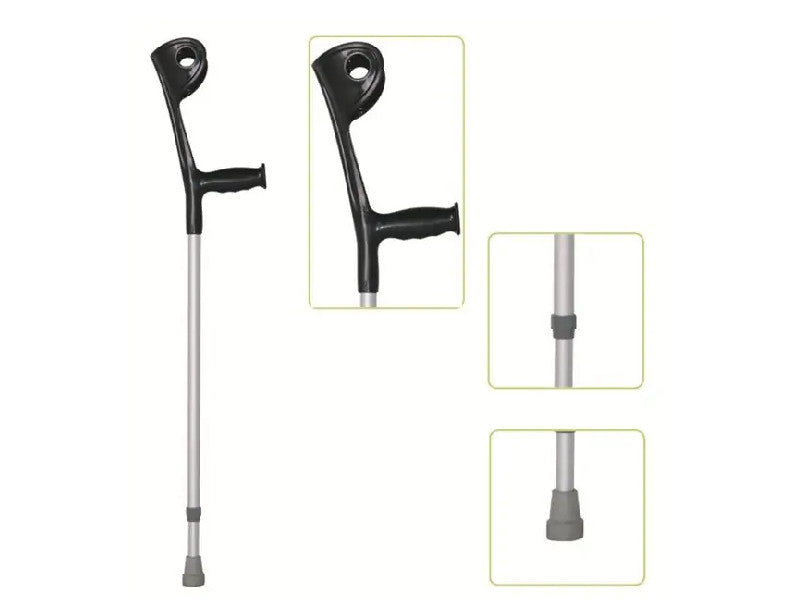 Baston cu sprijin la antebrat (negru) JL937L-1 (Dita)