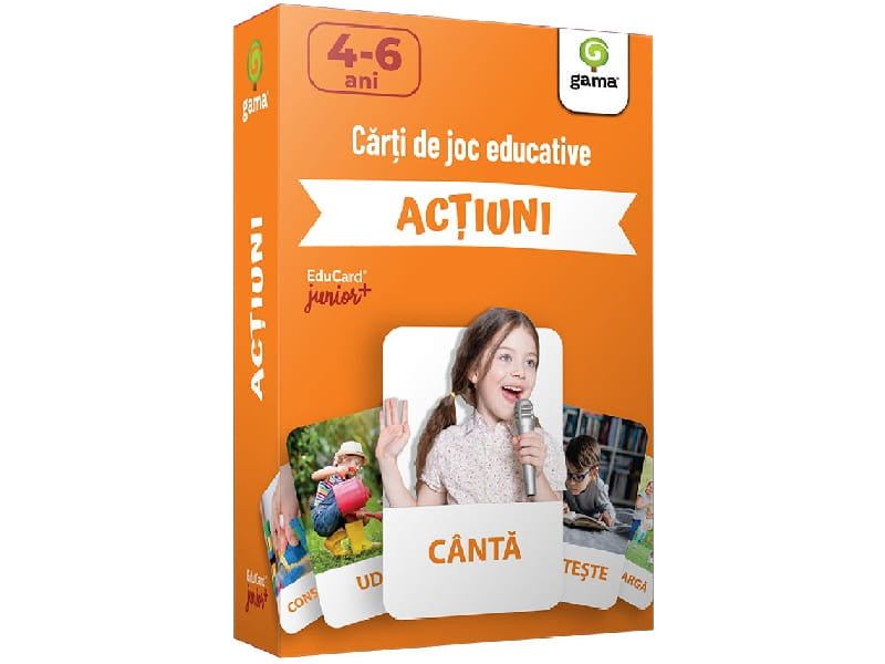 Carti de joc educative. Actiuni. EduCard Junior Plus